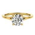 thumbnail image 3 of Aone 0.9 Carat Lab Grown Diamond Wedding & Engagement Yellow Gold Ring for Women, 3 of 5