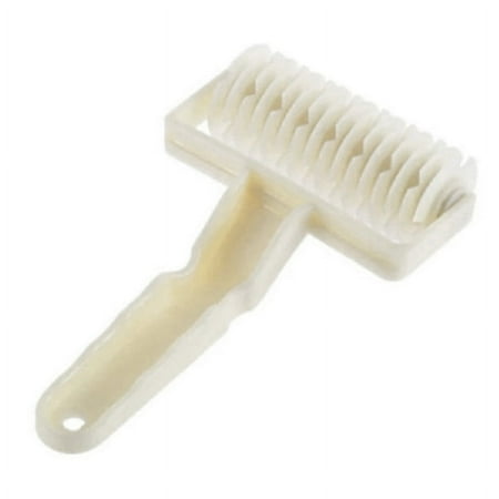 

Li HB Store Plastic Baking Tools Wheel Biscuits Pizza Pie Cake Tool Pull Net Cake Mould White