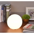 thumbnail image 2 of ORE international, Inc. 7.5" In Small White Glass Globe Table Lamp, 2 of 5