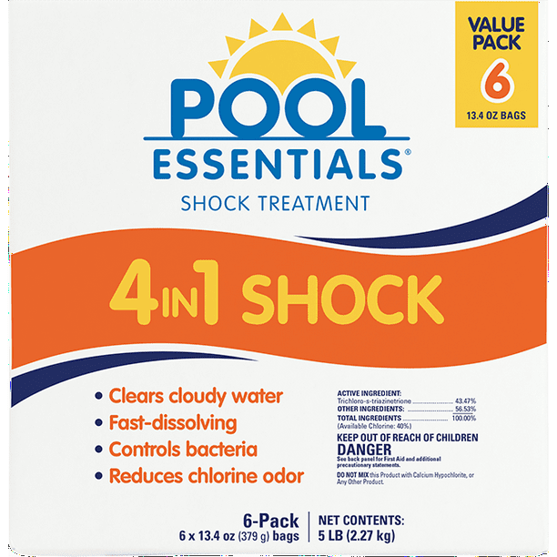 Pool Essentials 4in1 Pool Shock Treatment, for Swimming Pool Use