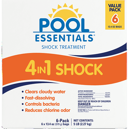 Pool Essentials 4-in-1 Pool Shock Treatment, for Swimming Pool Use