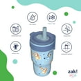 thumbnail image 2 of Zak Designs Bluey 10oz Mini Cruiser Tumbler, Soft Straw Stainless Steel Tumbler for Toddlers, Leak-Proof, Easy to Hold Handle, 2 of 6