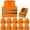 Orange, variant on PeerBasics Safety Vests 10 Pack - Yellow Reflective High Visibility, Hi Vis Silver Strip, Men Women, Work, Runner, Surveyor, Volunteer, Crossing Guard, Road, Construction, Neon (Mesh, 10) 10 Yellow