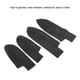 thumbnail image 4 of 4Pcs/Set Car Front Rear Door Panel Armrest Cover Microfiber Leather Replacement for CRV 2007?2011Black, 4 of 5