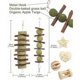 thumbnail image 2 of Juguetes masticables para dientes de conejo, juguetes molares para conejos, palitos de manzana naturales para conejos, chinchillas, conejillos de indias, hámsteres. Masticar y jugar mejoran, 2 of 5