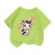thumbnail image 1 of Playeras Negras Para Hombre Algodon, Camiseta De Manga Corta Con Cuello Redondo Y Estampado A La Moda Para Niñas Y Niños, Camiseta Holgada De Verano, Camisetas Casuales, 1 of 4