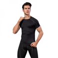 thumbnail image 2 of Hazel Tech Men compression T Thirt Casual Short sleeved T shirt Slim Brand Casual T shirts Elasitc Quick Dry Athletic Running Gym Workout Short Sleeve Tee Tops, 2 of 6