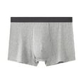 thumbnail image 4 of L-5X Plus Size Boxer Briefs for Men Big & Tall Mid Waisted Underwear Mens Casual Solid Color Breathable Athletic Workout Boxers, 4 of 8
