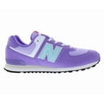 thumbnail image 2 of New Balance 574 GS Girls Shoes Size 5.5, Color: Purple/Blue, 2 of 5