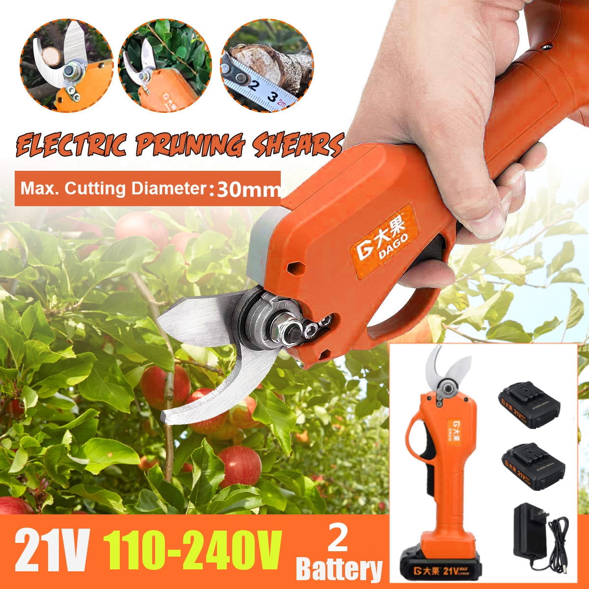 battery powered limb trimmer