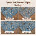thumbnail image 7 of Design&I 5'x7' Washable Area Rug Cabin School Waves Icons Clownfish Lake Trout Pinecone Fish Fishing Refined for Guest Room, Lounge, Apartment, Flatweave & Daily Traffic Ready, 7 of 7