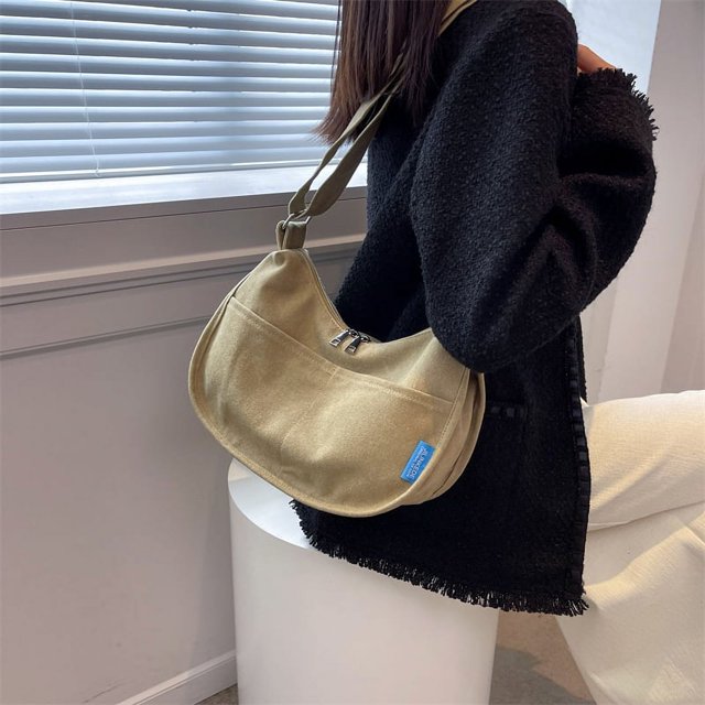 Bolsos cruzados para mujer a la moda, estilo Retro, con cierre de cremallera, bolso Hobos, bolso de viaje