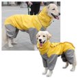 thumbnail image 3 of Methold Chubasquero para perros, chaqueta para la lluvia, mono reflectante cálido, abrigo para cachorros, ropa de primavera/verano, ropa para Suministros para perros Amarillo veinticuatro, 3 of 6
