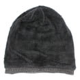 thumbnail image 4 of Fleece Lining Knitted Hat Winter Geometric Patterns Beanie Adult Unisex Winter Beanie Hat with Fleece Lining Geometric Design, 4 of 5