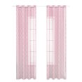 thumbnail image 1 of Coofit Rideau de Fenêtre Transparent Polyester Broderie Simple Gaze de Fenêtre Rideau à Passe-Tringle, 1 of 10
