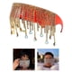 thumbnail image 3 of Gafas de sol elegantes de cristal con borlas de diamantes y visera Rave Eyewear rojo, 3 of 9