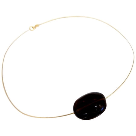 Arizona Topaz Necklace 14kt Solitaire