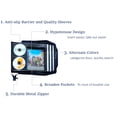 thumbnail image 3 of Estuche de almacenamiento para DVD y CD S·Lattye, 192 unidades de disco y 96 bolsillos, 3 of 9