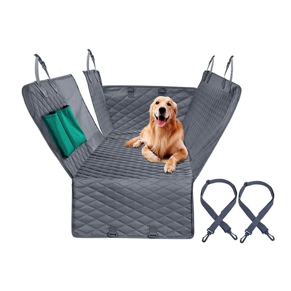 Xingzhi Pet Car Back Seat Covers Dog Carrier 54x58inch with Mesh Viewing Window