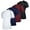 SET B, variant on 4 Pack: Men's Short Sleeve Compression T-Shirt Base Layer Undershirt Athletic Top (Available in Big & Tall)