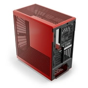 HYTE Y40 Modern Aesthetic Panoramic Tempered Glass Mid-Tower ATX Computer Gaming Case with PCIE 4.0 Riser Cable Included, Red