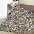 thumbnail image 6 of Sikiie Zebra Ultra-Soft Micro flannel Blanket Luxury All Seasons Warm Blanket for Bedding Sofa and Travel (4 sizes)-80"x60", 6 of 7