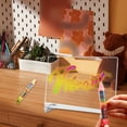 thumbnail image 6 of nTRIUQJ Lumiboard LED Drawing Board With 7 Colors Luminous Acrylic Message Board Adjustable Stand And Pens For Home Christmas Decoration White, 6 of 7