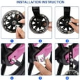 thumbnail image 5 of Bike Training Wheels for 12 14 16 18 20 Inch Kids Bikes, Heavy-Duty Bicycle Training Wheels Flash Bike Training Wheels, 5 of 7