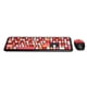 thumbnail image 4 of Juego de teclado y mouse inalámbricos: 2.4G, 110 teclas, accesorio para computadora (negro), 4 of 10