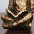 thumbnail image 5 of Literary Room Resin Bookends, Reading Figure Decor with Bronze Tone Shelf Accent for Upright Book Support and Tabletop Book Display, 5 of 9