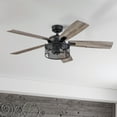 thumbnail image 2 of Honeywell Carnegie 52" Matte Black Ceiling Fan with Lights and Remote Control, 2 of 16