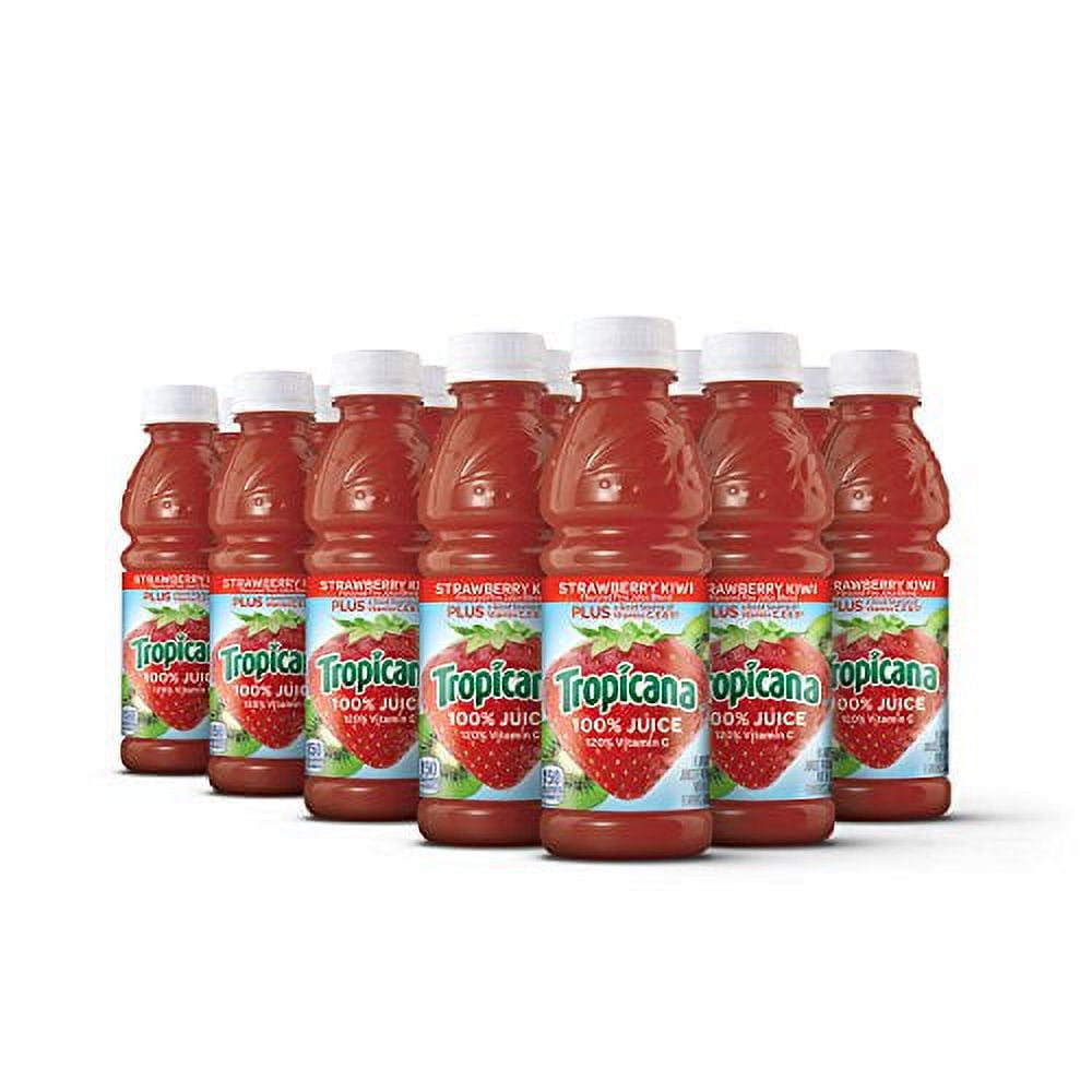 Tropicana Juice, Strawberry Kiwi, 10 Fl Oz (Pack of 15) - Walmart.com