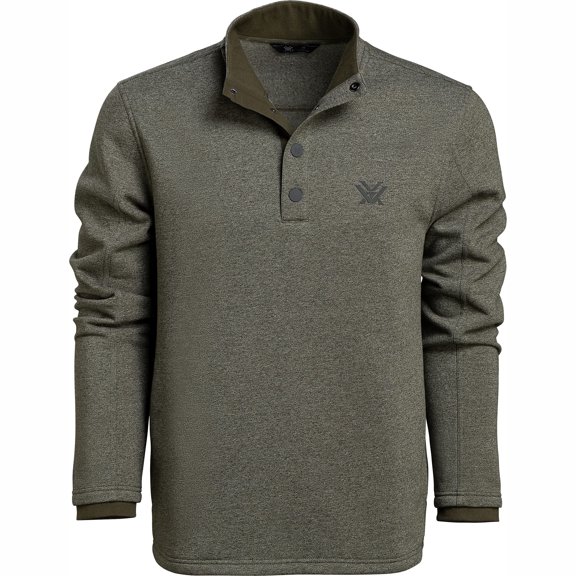 Vortex Optics Men's Arctic Snap Henley Sweater Olive Large