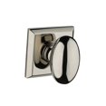 thumbnail image 1 of Baldwin Ellipse Single Dummy Door Knob with Traditional Square Rose, 1 of 6