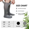 thumbnail image 2 of LOFIR Bamboo Viscose Walking Boot Socks for Men & Women – Advanced Supportive Loose-Top Knee-High Socks for Casted Foot and Orthopedic Boot Liners,Gray, 2 of 5