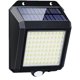 thumbnail image 1 of Lámpara solar de exterior con sensor de movimiento - Iluminación solar para jardín - Aplique de pared - 80 LED - IP65 - Negro, 1 of 8
