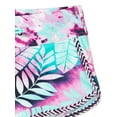 thumbnail image 3 of Wonder Nation Girls Tie Dye Mix & Match Swim Shorts, Sizes 4-18 & Plus, 3 of 3