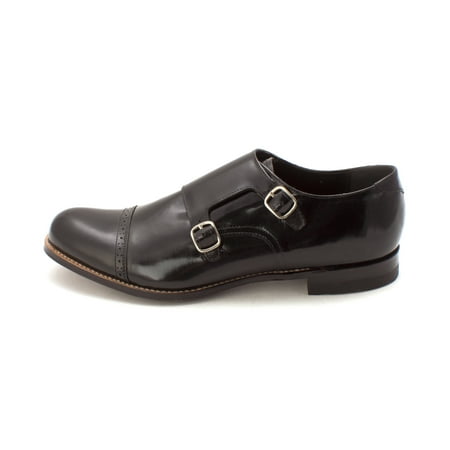 Stacy Adams Mens madison Leather Buckle Dress Oxfords, Black, Size 10.5