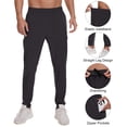 thumbnail image 4 of Taigaofy Men's Tapered Jogger Pants Lightweight Breathable Quick Dry Athletic Sweatpants for Gym Running Training Casual Daily Wear Gray S, 4 of 8