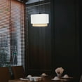 thumbnail image 4 of MIANGASTORE Abat-Jour Décoratif à Double Couche pour Luminaire Suspendu, Abat-Jour E27/E14, 4 of 8
