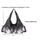 thumbnail image 5 of Bolso de hombro para mujer, bolso hobo, bolsos de hombro, bolsos con asa, bolsos de mano de piel sintética suave con cremallera, bolso de mano, muchos compartimentos, gran bolso para mujer, 5 of 7