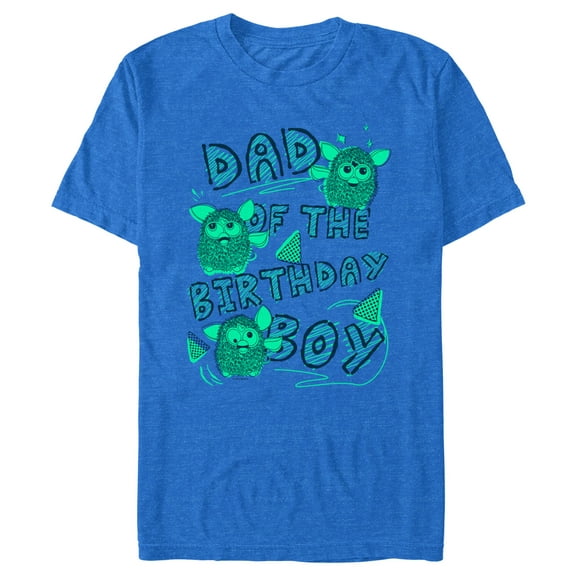 Men's Furby Dad of the Birthday Boy Graphic T-Shirt