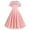 Pink, variant on Xihbxyly Woman Dress Fashion Solid Color Off the Shoulder Cocktail-Length Dress Leisure Slim Fit Short Sleeve Dresses