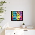 thumbnail image 3 of Copy of Copy of Copy of Copy of Copy of Pop Art Inspired by Andy B Matte Canvas, Black Frame, 3 of 4