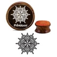 thumbnail image 1 of Printtoo Textile Wooden Rubber Round Stamp Scrap-booking Floral Mandala Stamps-5 Inch, 1 of 2
