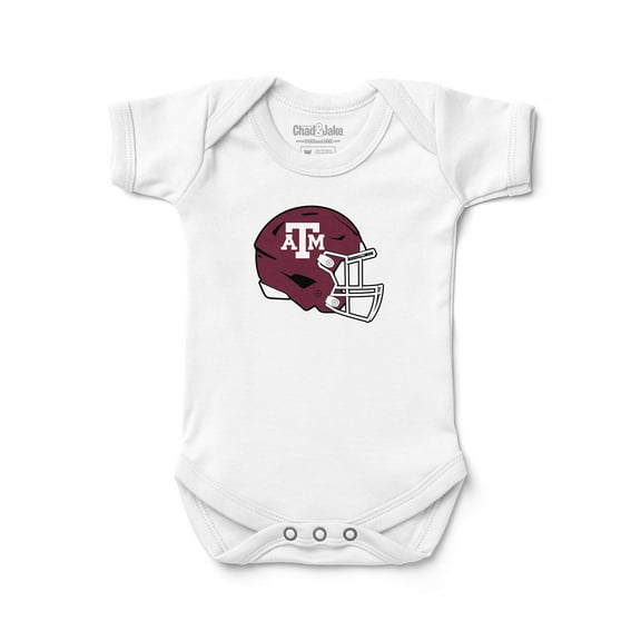 Newborn & Infant Chad & Jake White Texas A&M Aggies Bodysuit