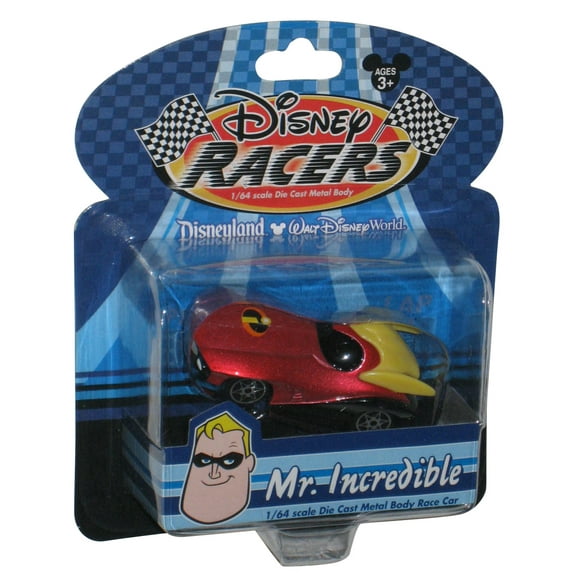 Disney Land World Store Theme Park Racers Mr. Incredible 1/64 Die-Cast Toy Car