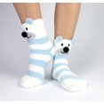 thumbnail image 3 of Women's Animal Fuzzy Socks Set Bear Gift Box Set, 3 of 4