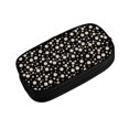 thumbnail image 2 of Uemuo Daisy Printed Pencil Pen Case, Portable Pencil Pouch with Zipper, Compact Stationery Bag Makeup Bag, Pencil Bag for Home Office, 2 of 9