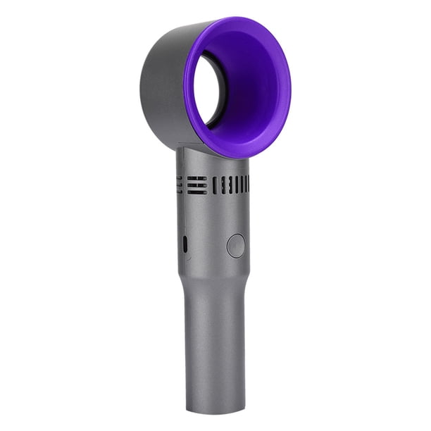 Mini ventilador portátil de mano sin aspas, recargable por USB, de cuarta generación, para uso doméstico y exterior (violeta)